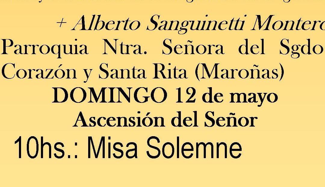 DOMINGO DE LA ASCENSIÓN – dando gracias por lo vivido en Santa Rita de Maroñas