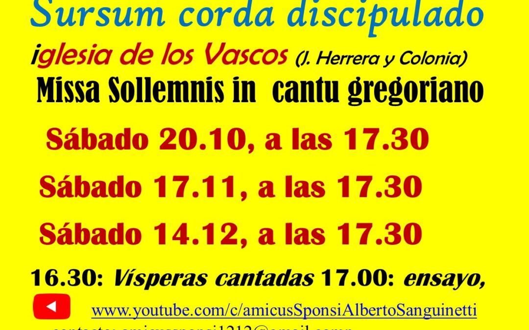 Missa Sollemnis in cantu gregoriano