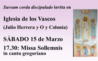 Missa Sollemnis in cantu gregoriano – sábado 15