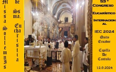 MISA SOLEMNE in cantu gregoriano en Quito – 12 de septiembre de 2024