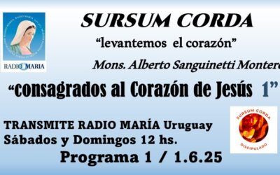 1 SURSUM CORDA – «levantemos el corazón» – consagrados al Corazón de Jesús 1
