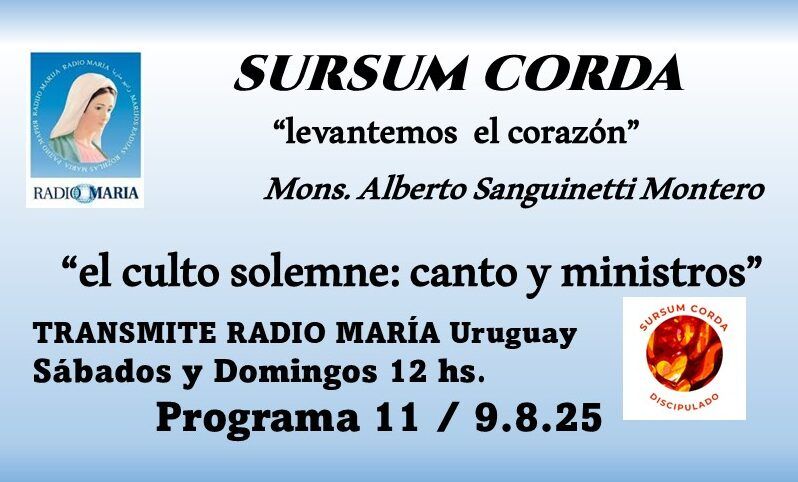 11 sursum corda – culto solemne canto y ministros