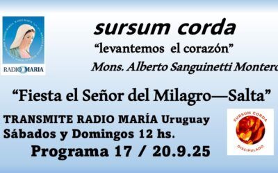 17 sursum corda – el Señor del milagro y Salta