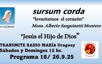 18 sursum corda  – Jesús Hijo de Dios