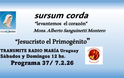 37 sursum corda – Jesucristo, el primogénito
