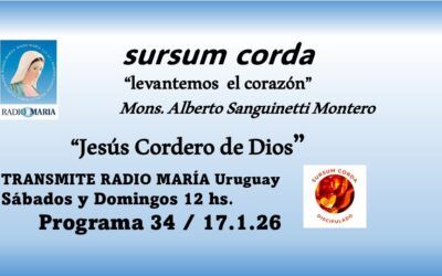 sursum corda 34 – Jesús el Cordero de Dios