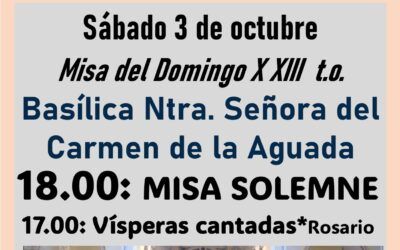 MISA SOLEMNE EN ESPAÑOL, antes VISPERAS